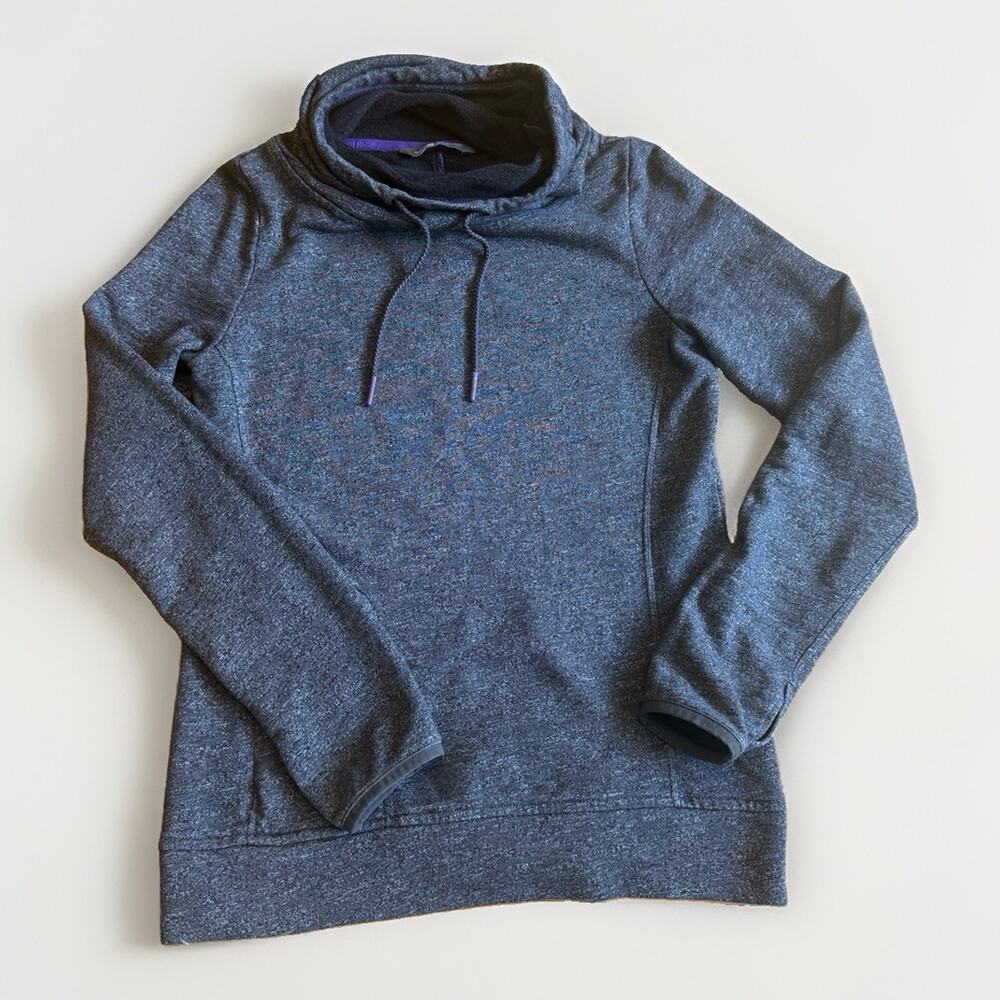 The North Face Harmony Park Pullover Womens S Gray Funnel Neck